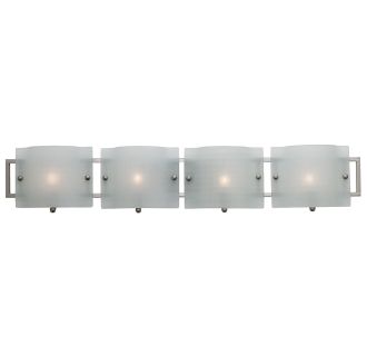 A thumbnail of the Access Lighting 53314 Shown in Brushed Steel / Checkered Frosted