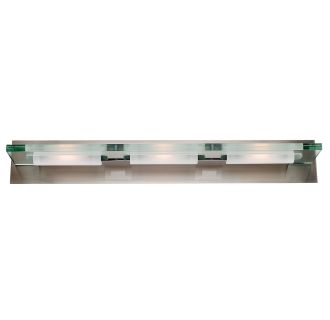 A thumbnail of the Access Lighting 62093 Shown in Brushed Steel / Clear