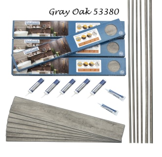 A thumbnail of the ACP 540-WATERPROOF-WOODLOOK-TILE-KIT Gray Oak - 53380