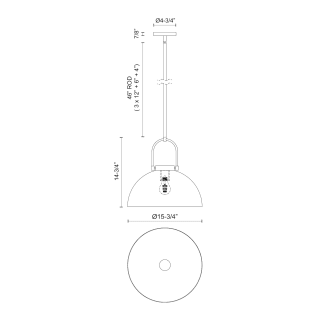 A thumbnail of the Alora Lighting PD504016 Alternate Image