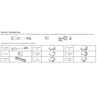 A thumbnail of the American Lighting MLINK-30-16 Included Parts & Accessories