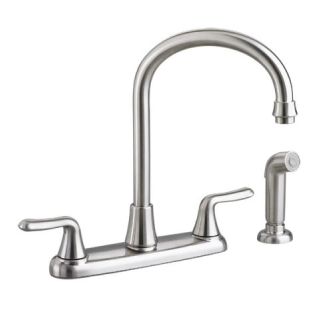 Double handle kitchen faucet