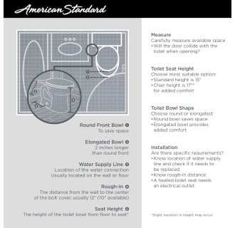 A thumbnail of the American Standard 215CA.104 Know Your Space