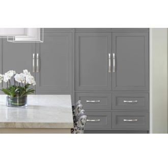 A thumbnail of the Amerock BP29365 Amerock-BP29365-Polished Nickel on Gray Cabinets
