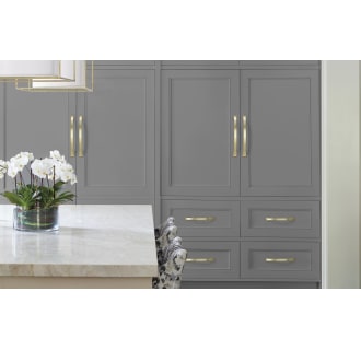 A thumbnail of the Amerock BP29366 Amerock-BP29366-Golden Champagne on Gray Cabinets