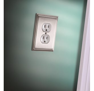 A thumbnail of the Amerock BP36514 Amerock-BP36514-Satin Nickel on Teal Wall