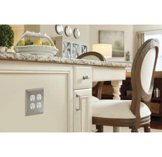 A thumbnail of the Amerock BP36523 Amerock-BP36523-Satin Nickel on White Cabinets