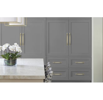 A thumbnail of the Amerock BP55322 Amerock-BP55322-Golden Champagne on Gray Cabinets