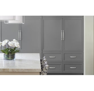 A thumbnail of the Amerock BP55348 Amerock-BP55348-Polished Nickel on Gray Cabinets
