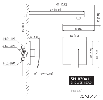 A thumbnail of the Anzzi SH-AZ041 Alternate Image