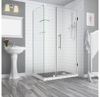 Aston Sen962ez Ss 402638 10 Stainless Steel Bromley Gs 72 High X 40 Wide X 38 Deep Hinged Frameless Shower Enclosure With 26 Door Width And Clear Glass
