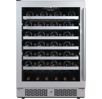 24 Inch Wide 53 Bottle Capacity Single Zone Wine Cooler with Left Swing Door