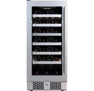 15 Inch Wide 27 Bottle Capacity Single Zone Wine Cooler with Left Swing Door