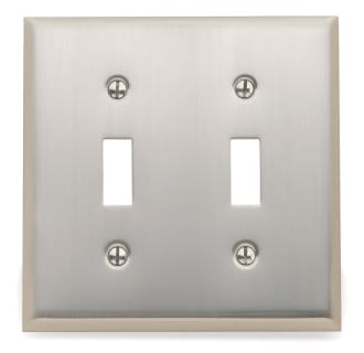 Baldwin 4761-112-CD Classic Square Beveled Edge Double Toggle Switch Plate 