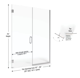 A thumbnail of the Basco CELA-935-46-76CL Basco-CELA-935-46-76CL-Dimension Image