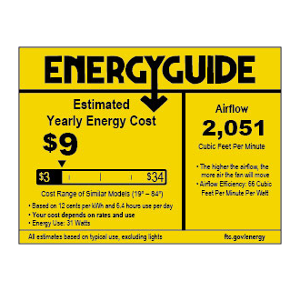 A thumbnail of the Bellevue FCFA7789 Energy Guide