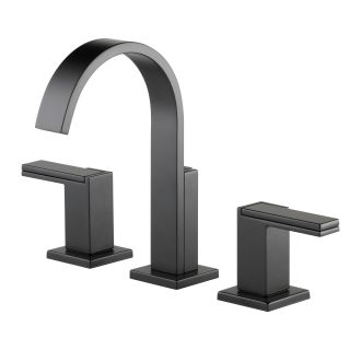 A thumbnail of the Brizo 65380LF-LHP Brizo-65380LF-LHP-Faucet in Matte Black with Lever Handles
