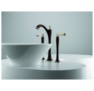 A thumbnail of the Brizo 65485LF-LHP Brizo-65485LF-LHP-Installed Faucet in Cocoa Bronze/Polished Nickel