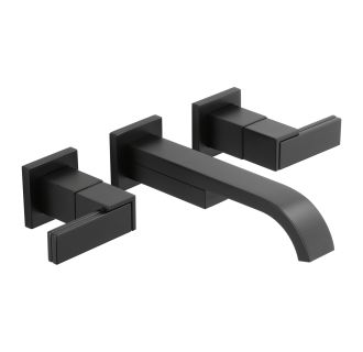 A thumbnail of the Brizo 65880LF-LHP Brizo-65880LF-LHP-Faucet in Matte Black with Lever Handles