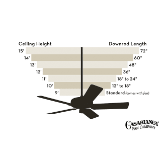 A thumbnail of the Casablanca PL-48 Casablanca-PL-48-Downrod size chart