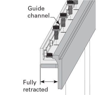 A thumbnail of the Cavity Sliders TSBS1525N-TSBS001 Cavity Sliders-TSBS1525N-TSBS001-Fully Retracted Track
