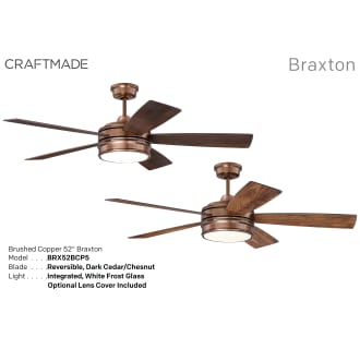 A thumbnail of the Craftmade BRX52 Brushed Copper with Reversible Blades