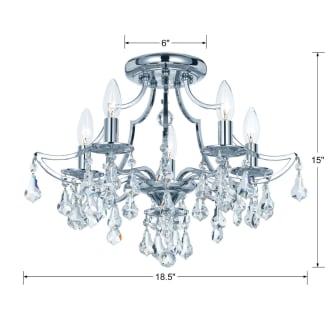 A thumbnail of the Crystorama Lighting Group 5930-CL-S Dimensional Drawing