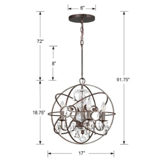 A thumbnail of the Crystorama Lighting Group 9025-CL-S Dimensional Drawing