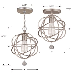 A thumbnail of the Crystorama Lighting Group 9220_CEILING Dimensional Drawing