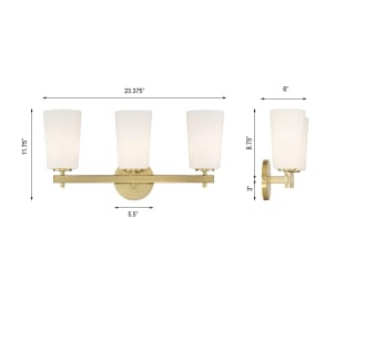 A thumbnail of the Crystorama Lighting Group COL-103 Dimensional Drawing