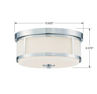 A thumbnail of the Crystorama Lighting Group TRV-A3802 Dimensional Drawing