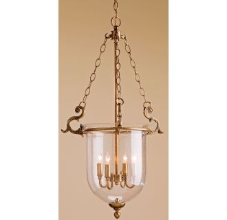 A thumbnail of the Currey and Company 9473 In Antique Brass/Seeded Glass
