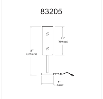 A thumbnail of the Dainolite 83205-WH Alternate Image