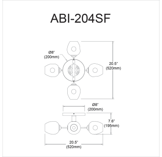 A thumbnail of the Dainolite ABI-204SF-CLR Alternate Image