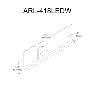 A thumbnail of the Dainolite ARL-418LEDW Alternate Image