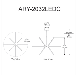 A thumbnail of the Dainolite ARY-2032LEDC Alternate Image