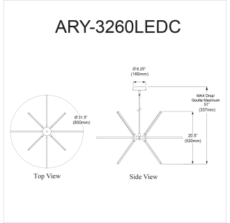 A thumbnail of the Dainolite ARY-3260LEDC Alternate Image