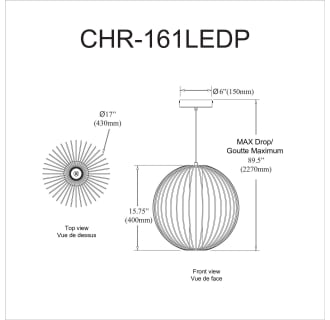 A thumbnail of the Dainolite CHR-161LEDP Alternate Image