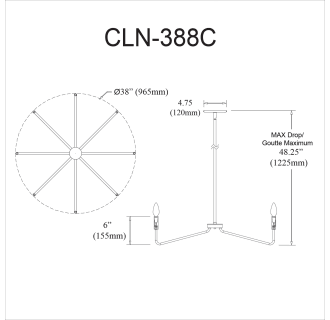 A thumbnail of the Dainolite CLN-388C Alternate Image