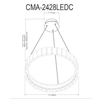 A thumbnail of the Dainolite CMA-2428LEDC Alternate Image