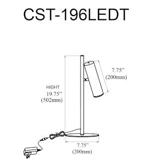 A thumbnail of the Dainolite CST-196LEDT Alternate Image