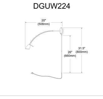 A thumbnail of the Dainolite DGUW224 Alternate Image