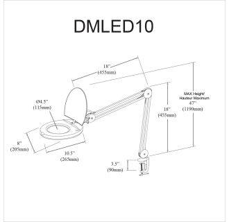 A thumbnail of the Dainolite DMLED10-A-5D Alternate Image