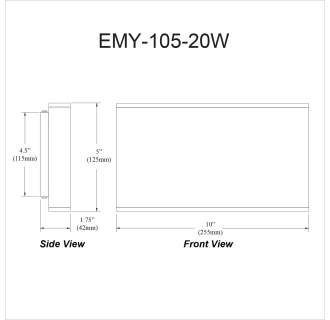 A thumbnail of the Dainolite EMY-105-20W Alternate Image