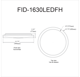A thumbnail of the Dainolite FID-1630LEDFH Alternate Image