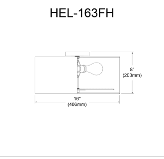 A thumbnail of the Dainolite HEL-163FH Alternate Image