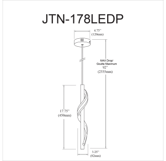 A thumbnail of the Dainolite JTN-178LEDP Alternate Image