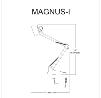 A thumbnail of the Dainolite MAGNUS-I-BK Alternate Image