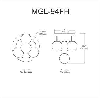 A thumbnail of the Dainolite MGL-94FH Alternate Image