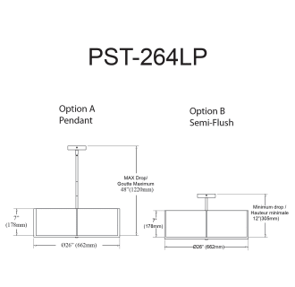 A thumbnail of the Dainolite PST-264LP Alternate Image